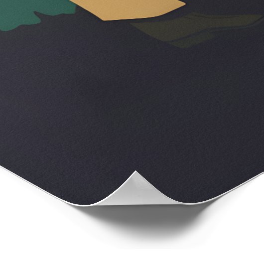  Kabul, Afghanistan Reizen Poster (Hoek)