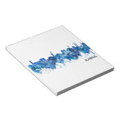 Kabul Afghanistan Skyline Blue Notitieblok (Schuin)