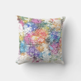 Kabul Afghanistan Stadsplattegrond Kussen