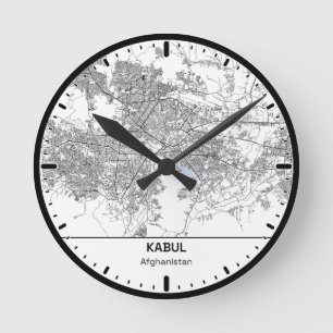 Kabul Klok Stad Lijn Kunst