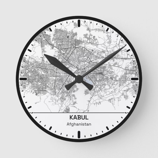 Kabul Klok Stad Lijn Kunst (Voorkant)