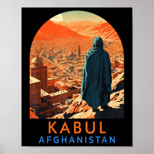 Kabul Reizen Verkennen Zomervakantie Kabul Afgha Poster