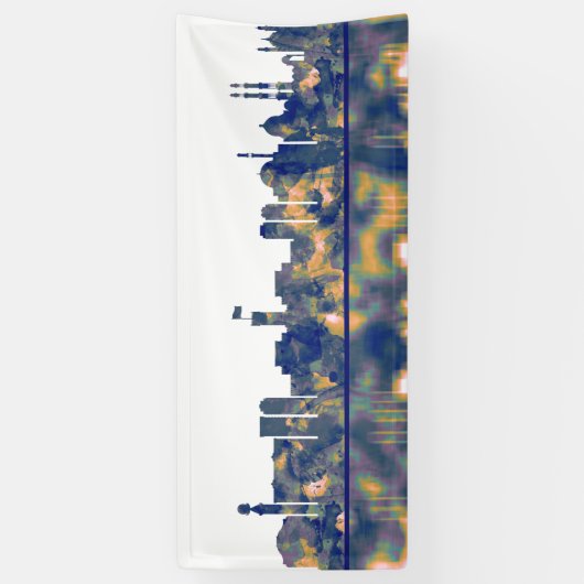 Kabul Skyline Spandoek (Verticaal)