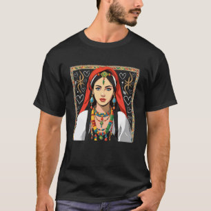 Kabyle Amazigh Berber Tatoeage Tifinagh Ontwerp Ya T-shirt