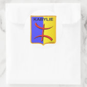Kabylie Kabylamazigh Ronde Sticker (Tas)