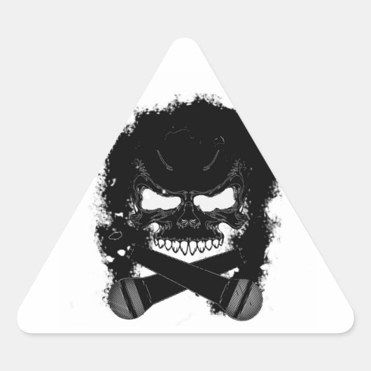 KaC Skull Triangle Sticker (Voorkant)