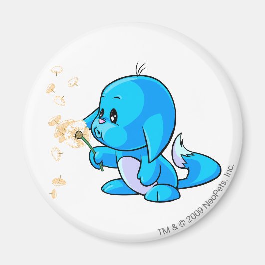 Kacheek Blue Magneet (Voorkant)