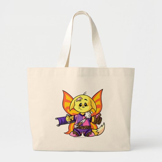 Kacheek Faerieland Player Grote Tote Bag (Voorkant)