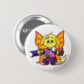 Kacheek Faerieland Player Ronde Button 5,7 Cm (Voorkant /achterkant)
