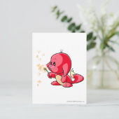 Kacheek Red Briefkaart (Staand voorkant)