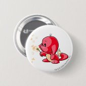 Kacheek Red Ronde Button 5,7 Cm (Voorkant /achterkant)