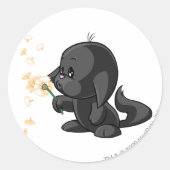 Kacheek Shadow Ronde Sticker (Voorkant)