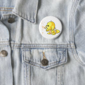 Kacheek Yellow Ronde Button 5,7 Cm (In situ)