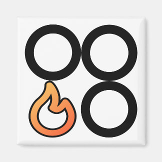 Kachelknop linker voorste brander controle label m magneet