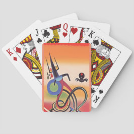 Kachina Dance Ken Gage Abstract Pokerkaarten