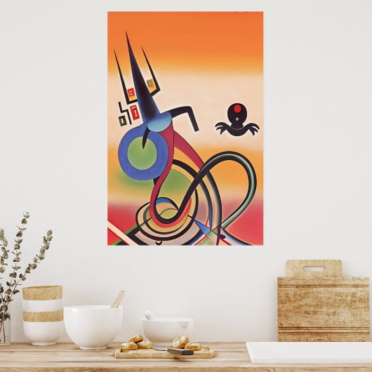 Kachina Dance Ken Gage Abstract Poster (Keuken)