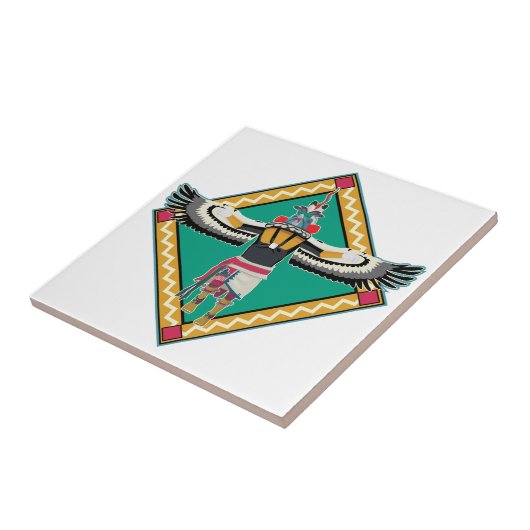 Kachina Dancer Tegeltje (Zijkant)