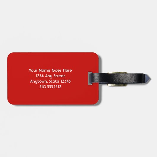 Kachina Doll Face Fotoscript Aangepaste naam Schat Bagagelabel (Achterkant horizontaal)