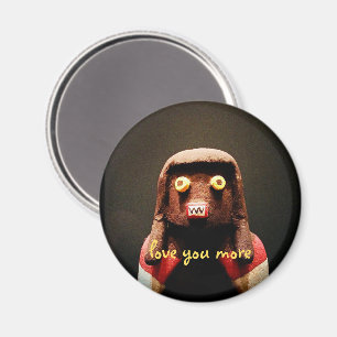 Kachina Doll Face Love You Meer Script Grappig Sch Magneet