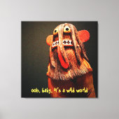 Kachina Doll Fotografie Het is een Wild World Bold Canvas Afdruk (Voorkant)