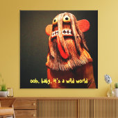 Kachina Doll Fotografie Het is een Wild World Bold Canvas Afdruk (Insitu (Woonkamer))