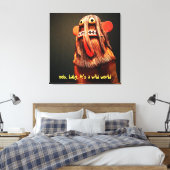 Kachina Doll Fotografie Het is een Wild World Bold Canvas Afdruk (Insitu (Slaapkamer))