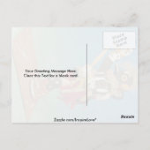 Kachina doll, Native American Briefkaart (Achterkant)