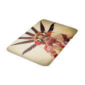 Kachina Doll Native American foto vet eenvoudig Badmat (Gekanteld)