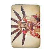 Kachina Doll Native American foto vet eenvoudig Badmat (Voorkant Verticaal)