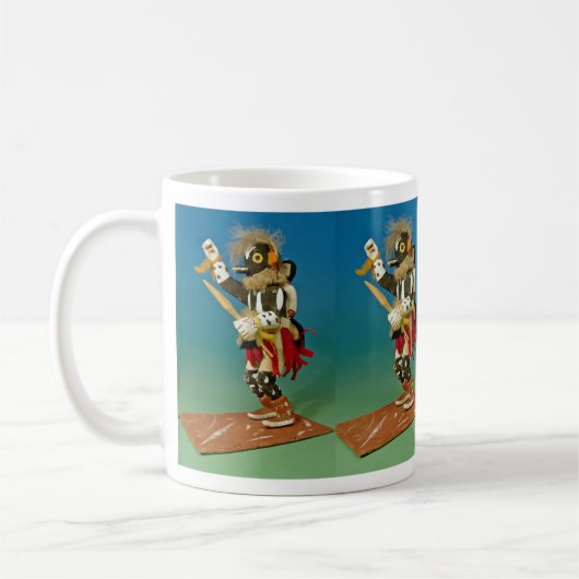 Kachina doll, Native American Koffiemok (Links)