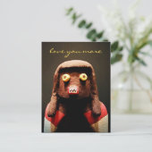 Kachina Face Love You More Script Briefkaart (Staand voorkant)