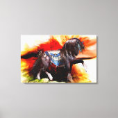 Kachina Hopi Horse Stretched Canvas Print (Voorkant)