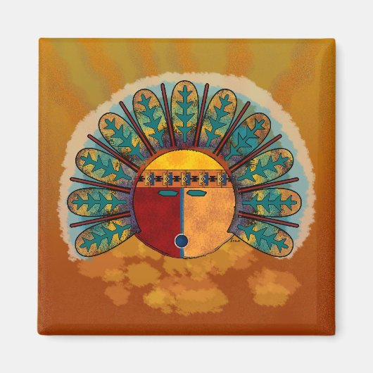 Kachina Mask Magneet (Voorkant)