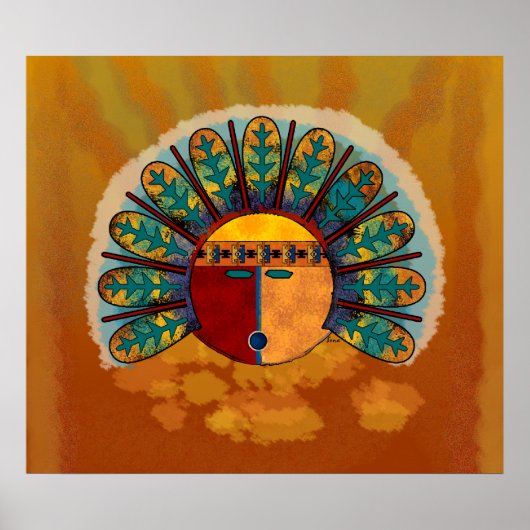 Kachina Mask Poster (Voorkant)