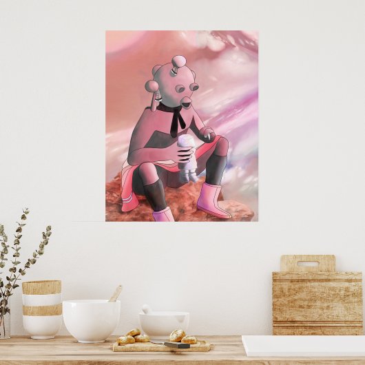 KACHINA MUDHEAD CARVER POSTER (Keuken)