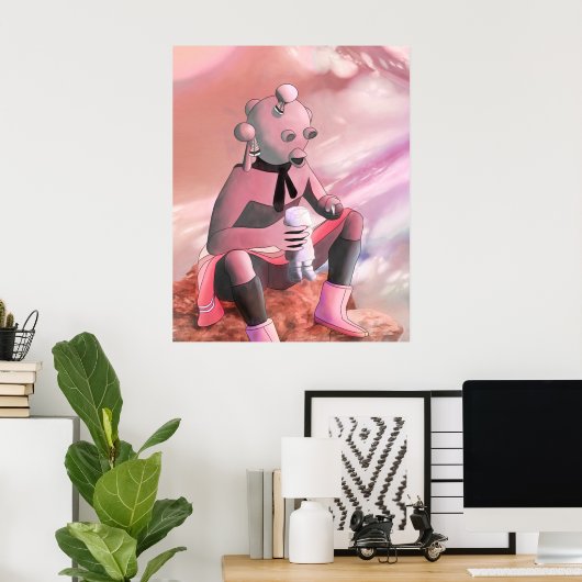 KACHINA MUDHEAD CARVER POSTER (Thuiskantoor)