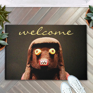 Kachina-popfoto welkomstscript Cute Whimsical Deurmat