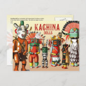Kachina poppen van de Hopi Native American Tribe Briefkaart (Voorkant / Achterkant)