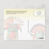 Kachina poppen van de Hopi Native American Tribe Briefkaart (Achterkant)