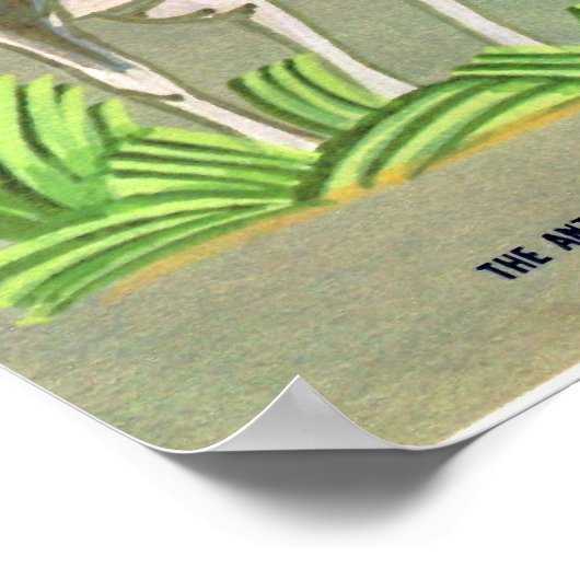 Kachinedruk "Antelope" Poster (Hoek)