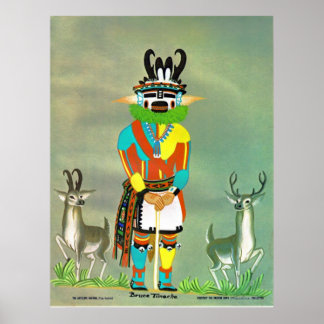 Kachinedruk "Antelope" Poster