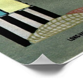 Kachinekafdruk "Long-Hair" Poster (Hoek)