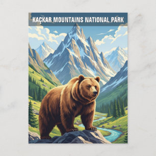 Kaçkar Mountains Nationaal Park Turkije Briefkaart