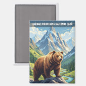 Kaçkar Mountains Nationaal Park Turkije Magneet (Voorkant / Achterkant)