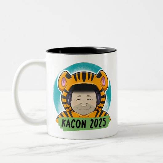 KACON 2025 Officiële Shirt Tweekleurige Koffiemok (Links)