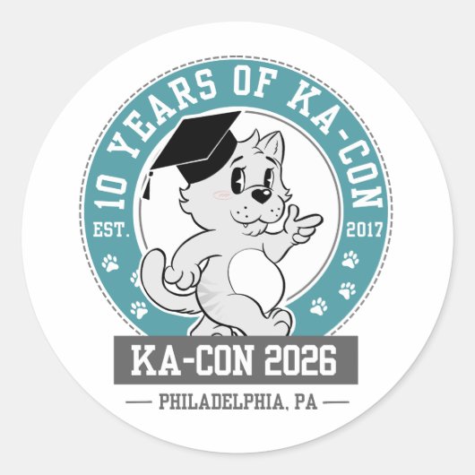 KACON 2026 Logo Stickers (Voorkant)