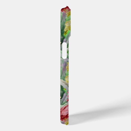 KACTUS, RODE PINKGEEL VAN STROOMSTROMEN Case-Mate iPhone CASE (Achterkant / Rechts)