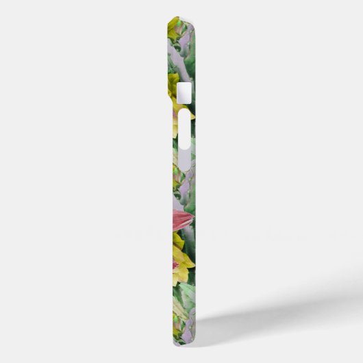 KACTUS, RODE PINKGEEL VAN STROOMSTROMEN Case-Mate iPhone CASE (Achterkant / Links)