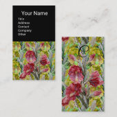 KACTUS, RODE PINKGEEL VAN STROOMSTROMEN VISITEKAARTJE (Voorkant / Achterkant)