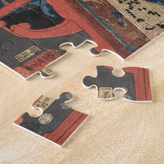 Kada hone o kezurite kan'u yakizu o ryōji suru zu legpuzzel (Zijkant)